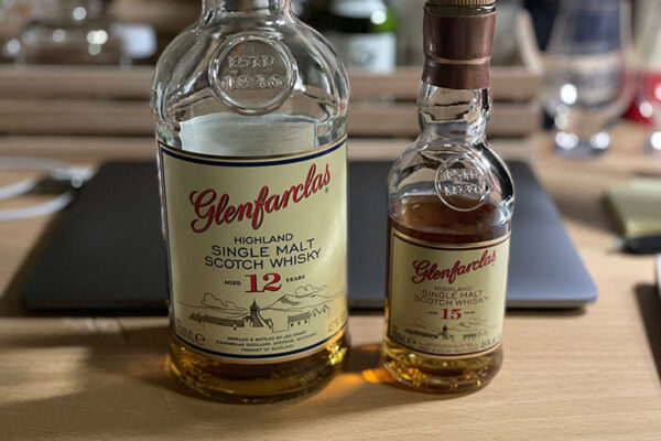 グレンファークラス12年とグレンファークラス15年　比較