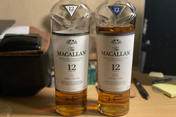ザ・マッカラン 12年 シェリーオークとダブルカスクを飲み比べ