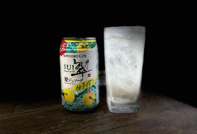 翠ジンソーダ缶〈柚子搾り〉　味