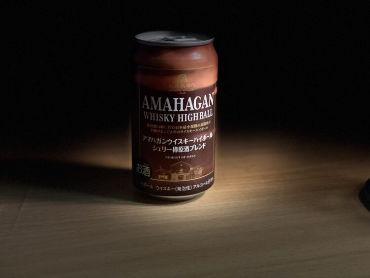 アマハガン ウイスキーハイボール缶 シェリー樽原酒ブレンド レビュー